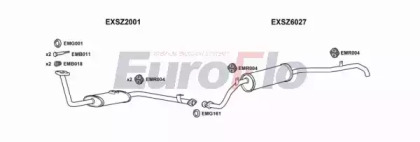 Система выпуска ОГ EuroFlo SZSJ413 3001B